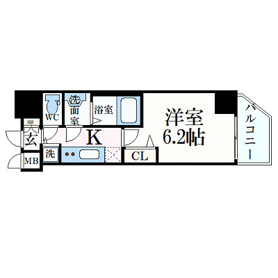 5階の間取り図