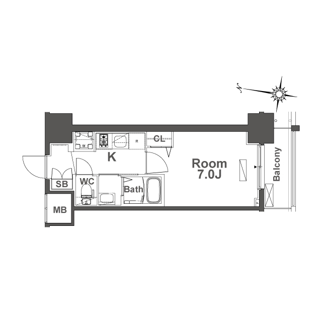 14階の間取り図