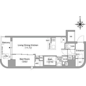 13階の間取り図