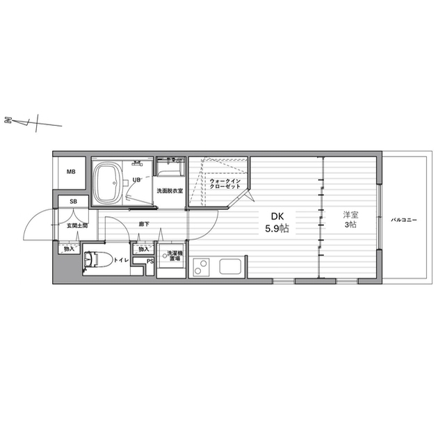 14階の間取り図