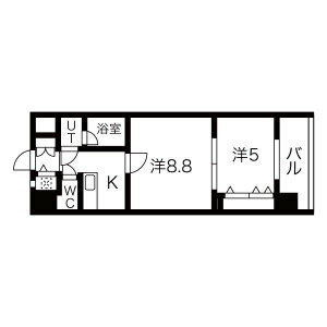 4階の間取り図