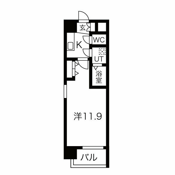 6階の間取り図