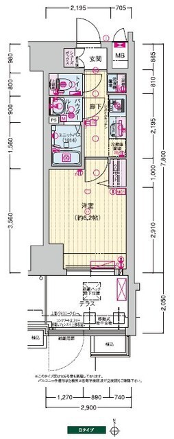 12階の間取り図