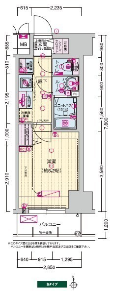13階の間取り図