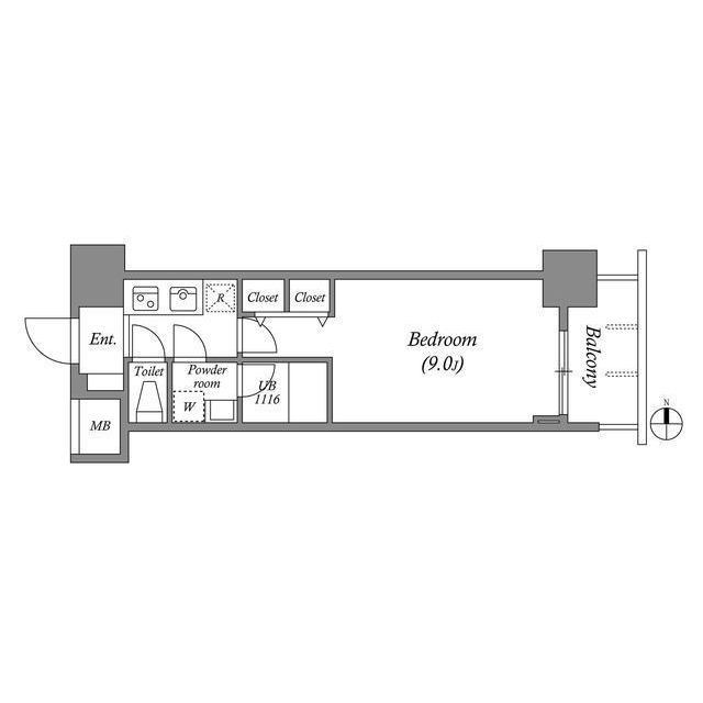 14階の間取り図