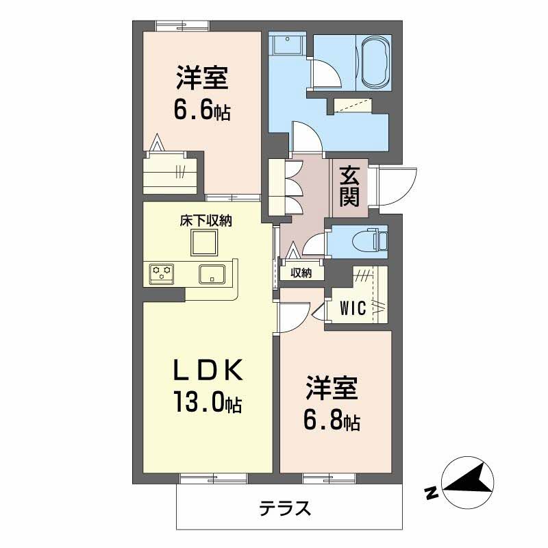 3階の間取り図