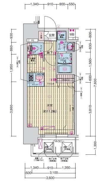 14階の間取り図