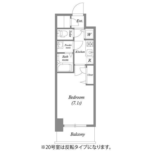 11階の間取り図