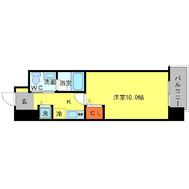 4階の間取り図