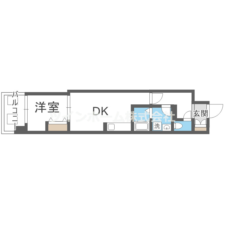 9階の間取り図