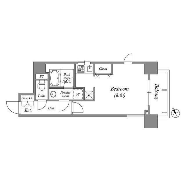 2階の間取り図