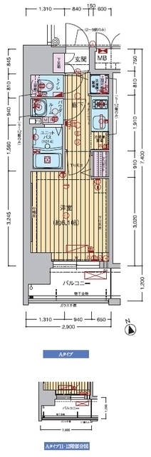 9階の間取り図