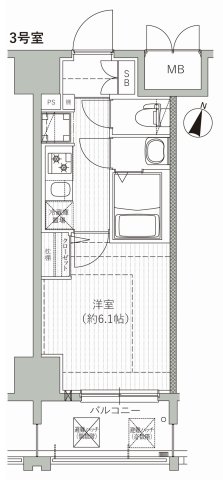4階の間取り図