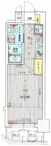 7階の間取り図