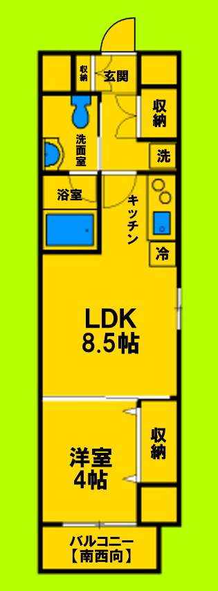 1LDKタイプ