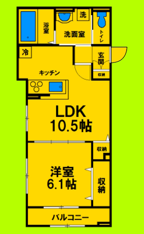 1LDKタイプ