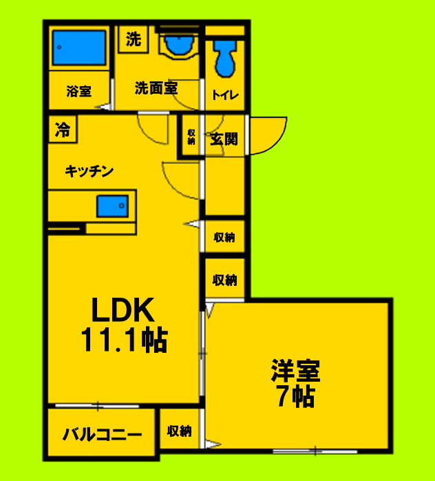 1LDKタイプ