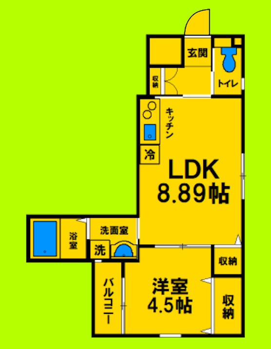 1LDKタイプ