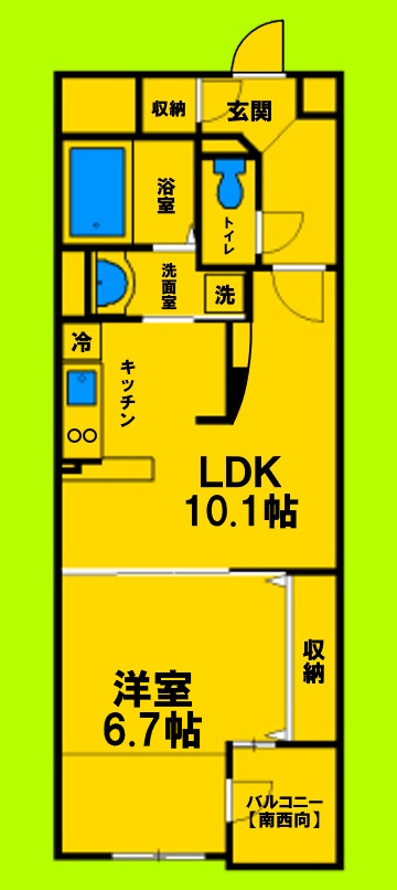 1LDKタイプ