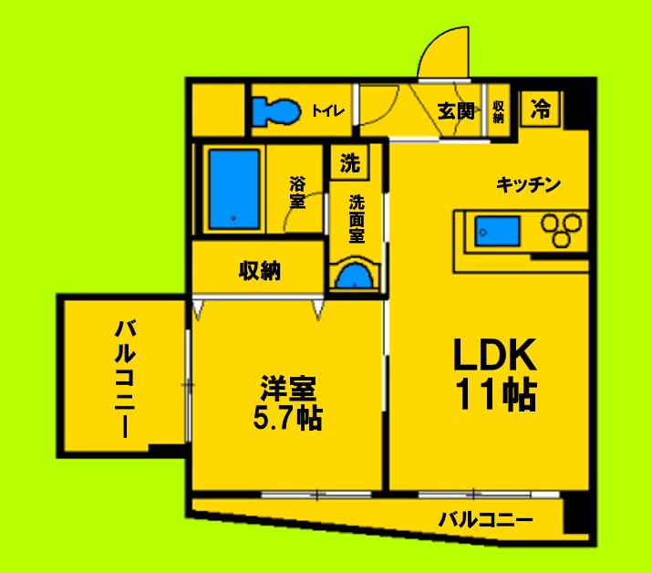1LDKタイプ