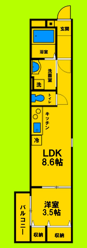 1LDKタイプ