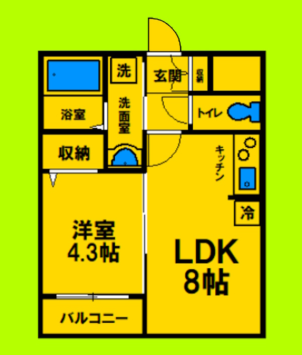 1LDKタイプ