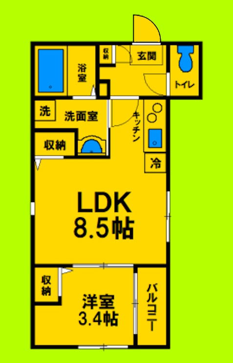 1LDKタイプ
