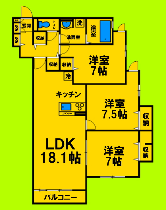 3LDKタイプ