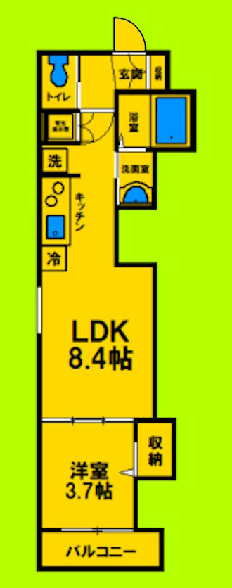 1LDKタイプ