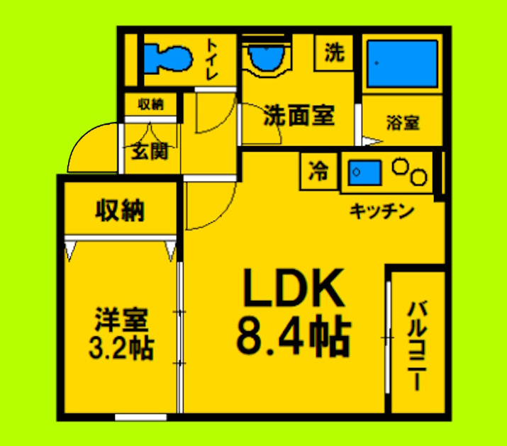 1LDKタイプ