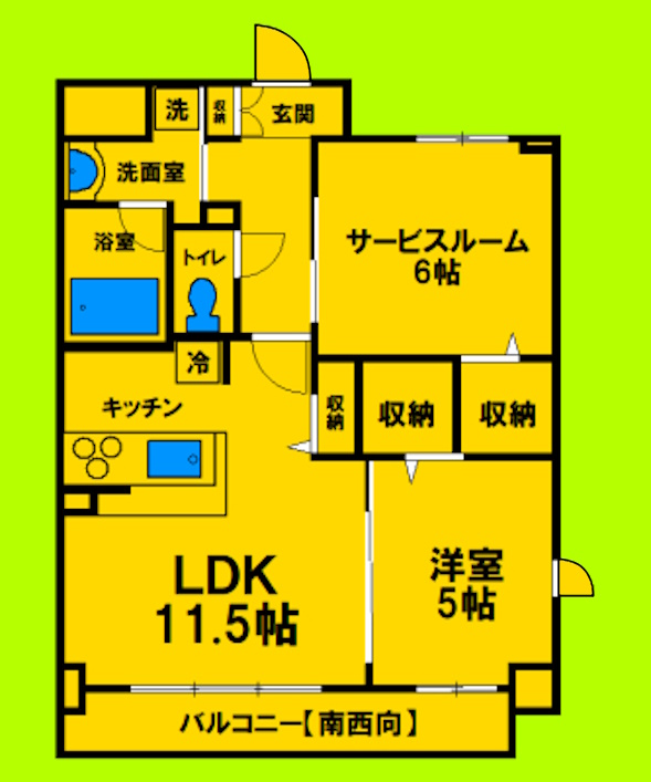 1SLDKタイプ