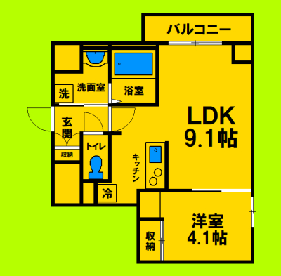 1LDKタイプ