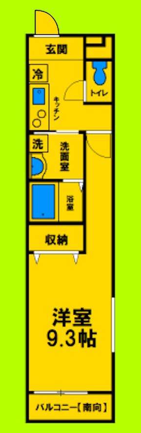 1階の間取り図
