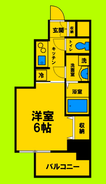 4階の間取り図