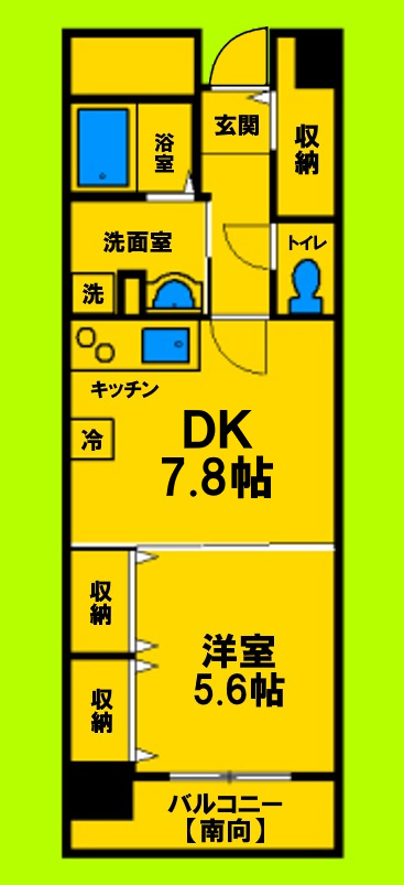 6階の間取り図