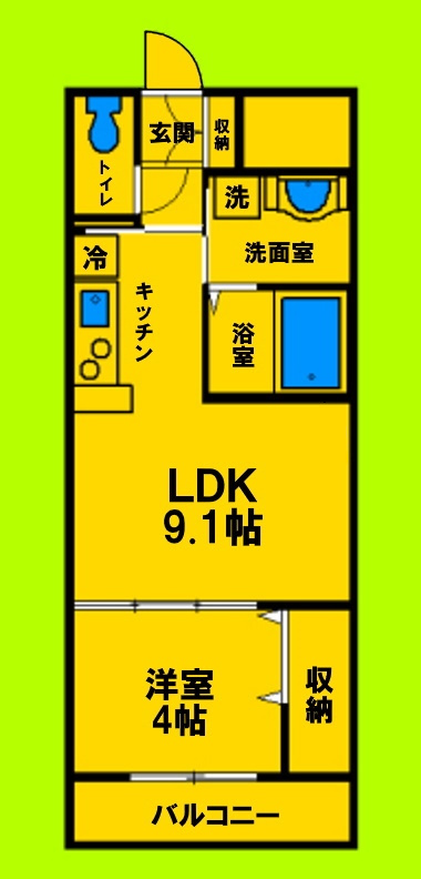 5階の間取り図