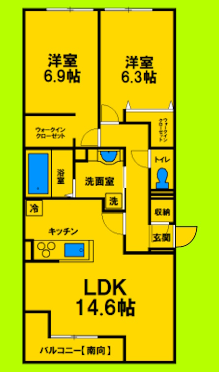 2LDKタイプ