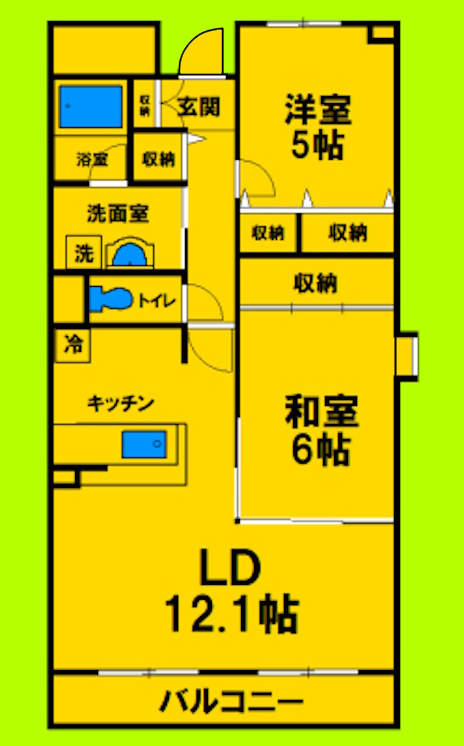 2LDKタイプ