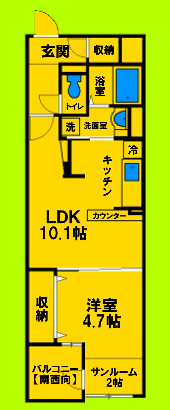 1LDKタイプ