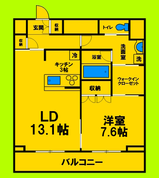 1LDKタイプ