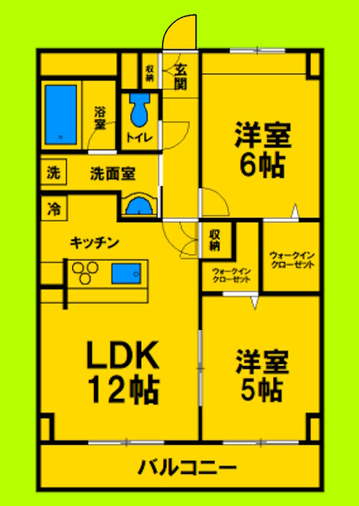 1SLDKタイプ