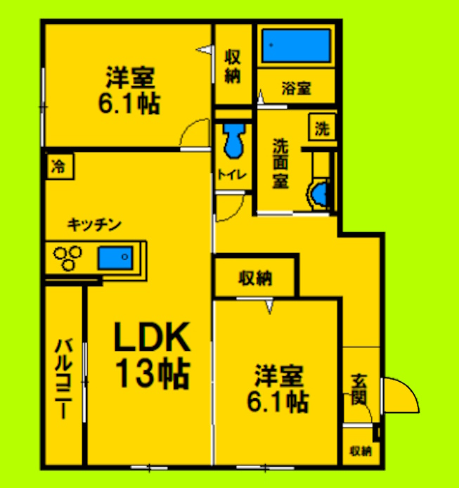 2LDKタイプ