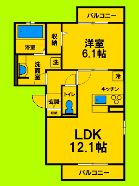 1LDKタイプ