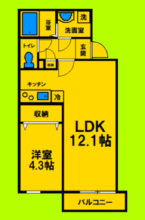 1LDKタイプ