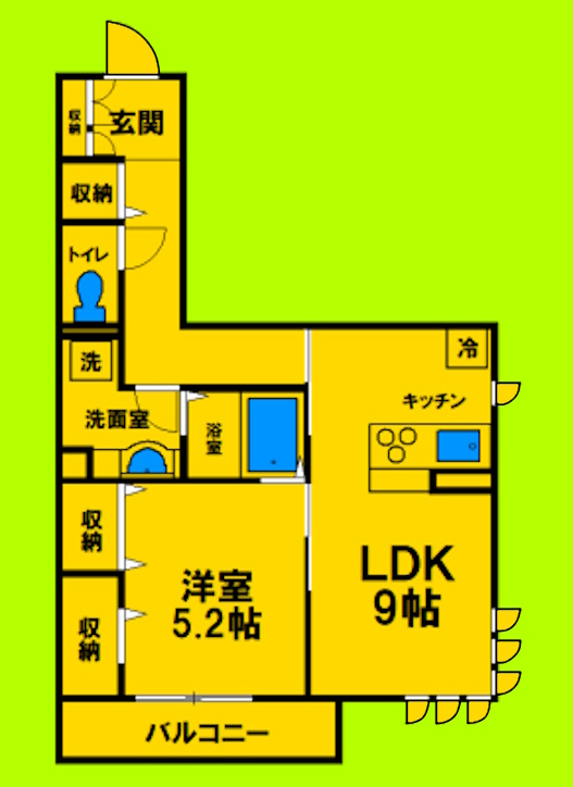 1LDKタイプ