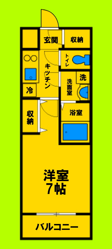7階の間取り図