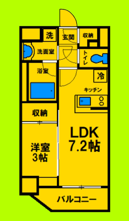 4階の間取り図