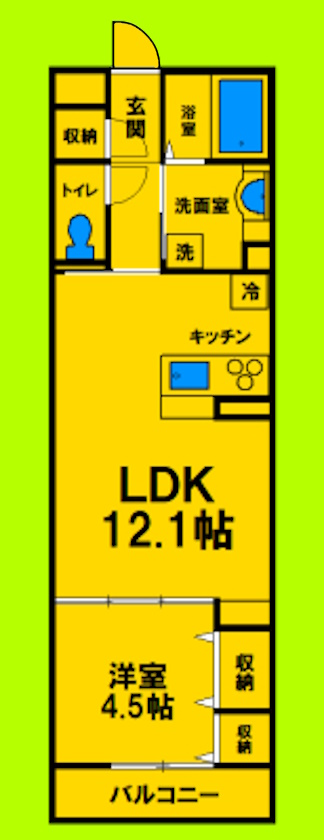 1LDKタイプ