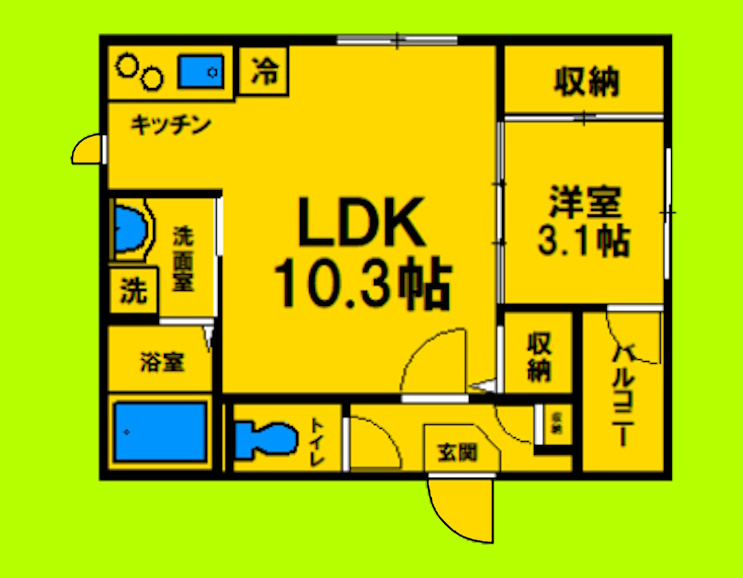 1LDKタイプ