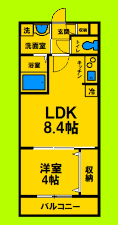 1LDKタイプ